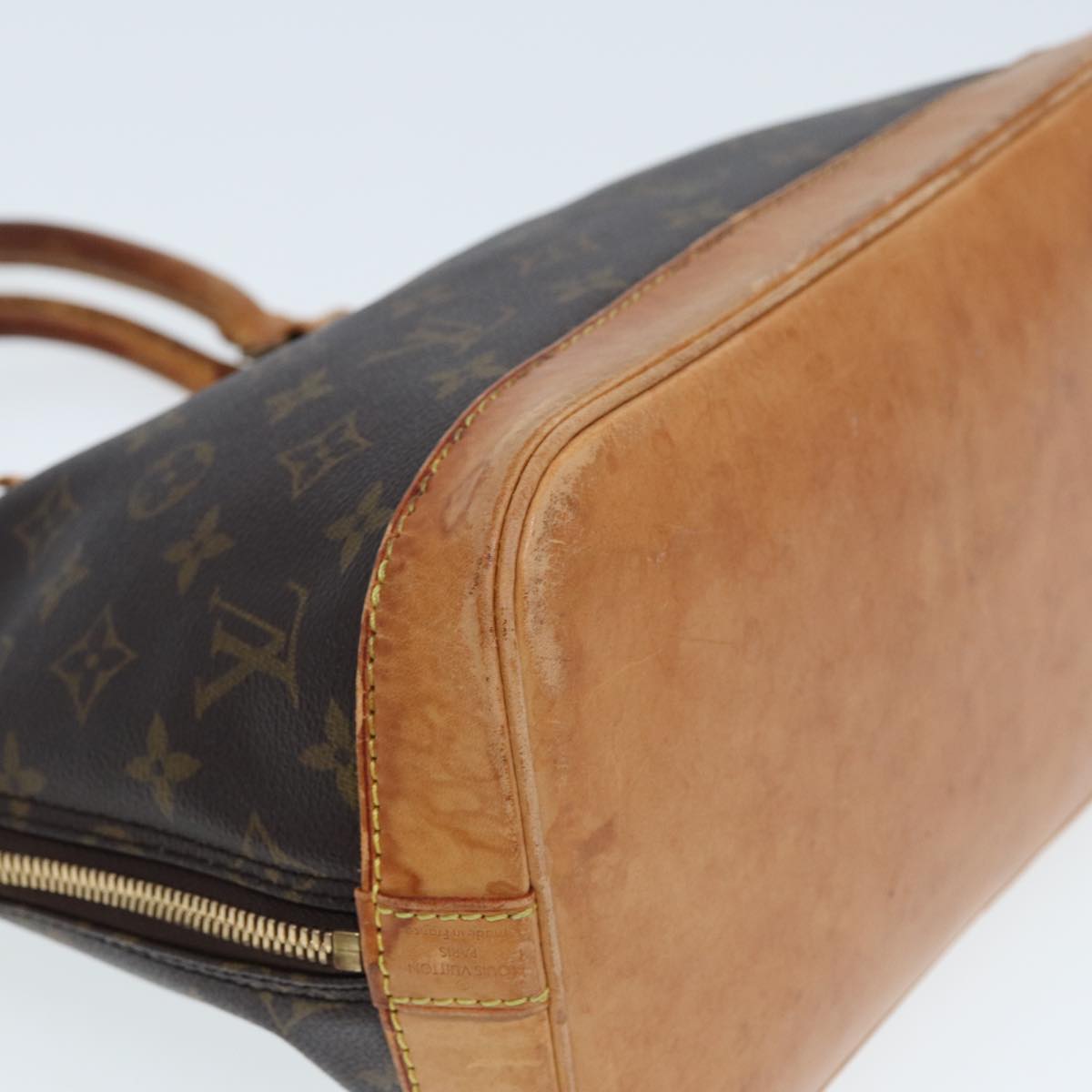 LOUIS VUITTON Monogram Alma Hand Bag M51130 LV Auth 80156