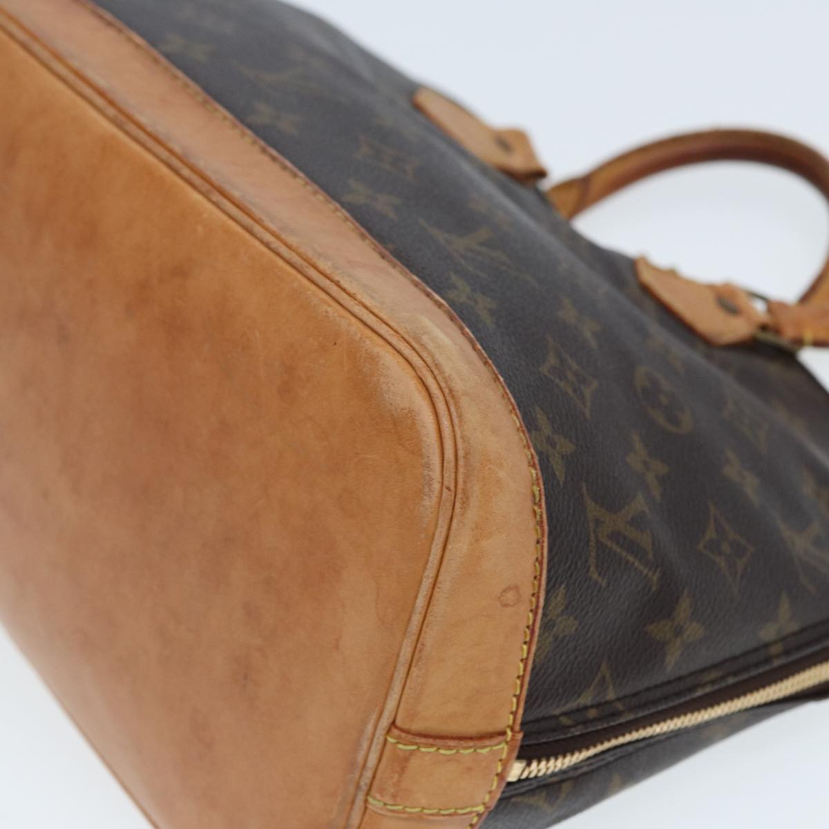 LOUIS VUITTON Monogram Alma Hand Bag M51130 LV Auth 80156