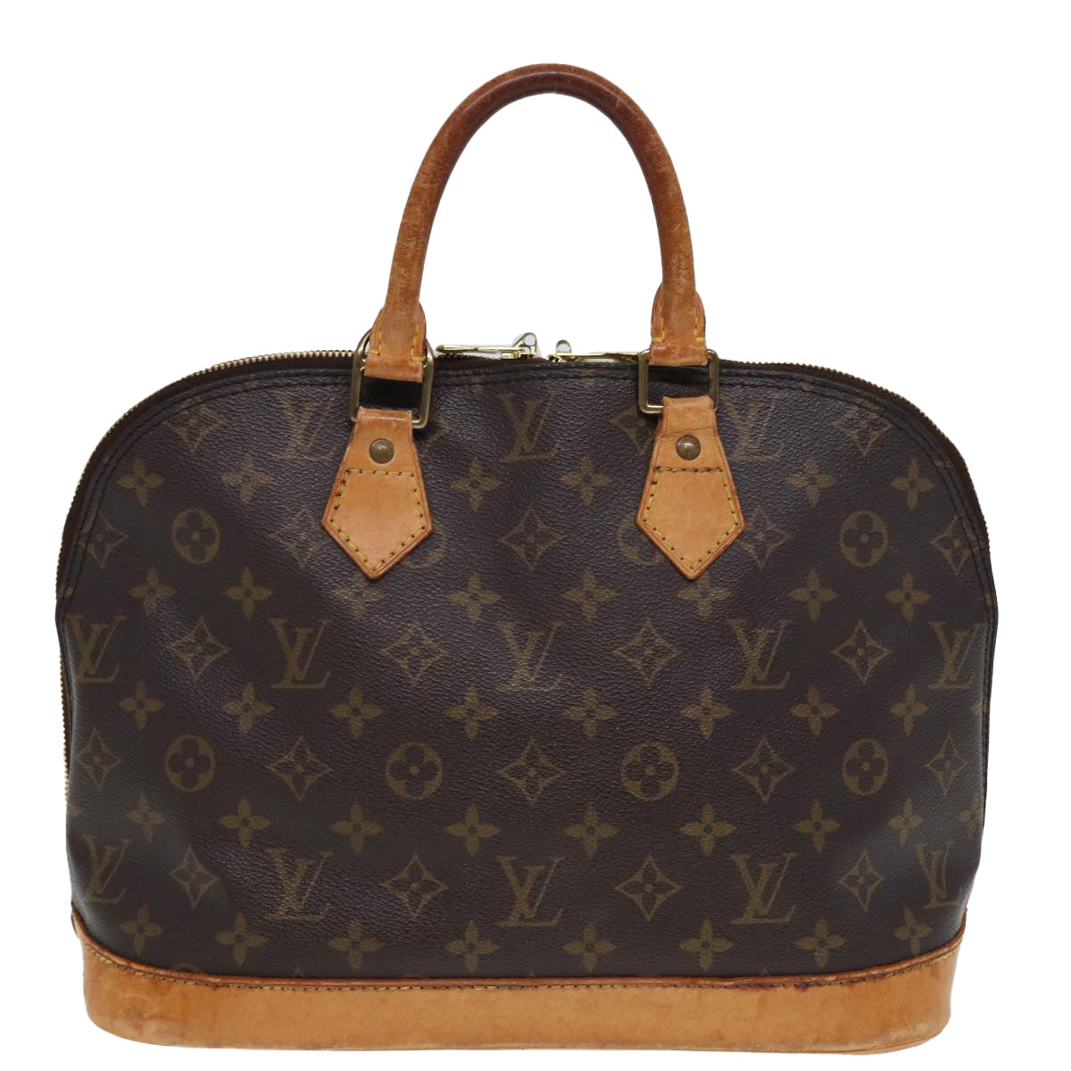 LOUIS VUITTON Monogram Alma Hand Bag M51130 LV Auth 80156