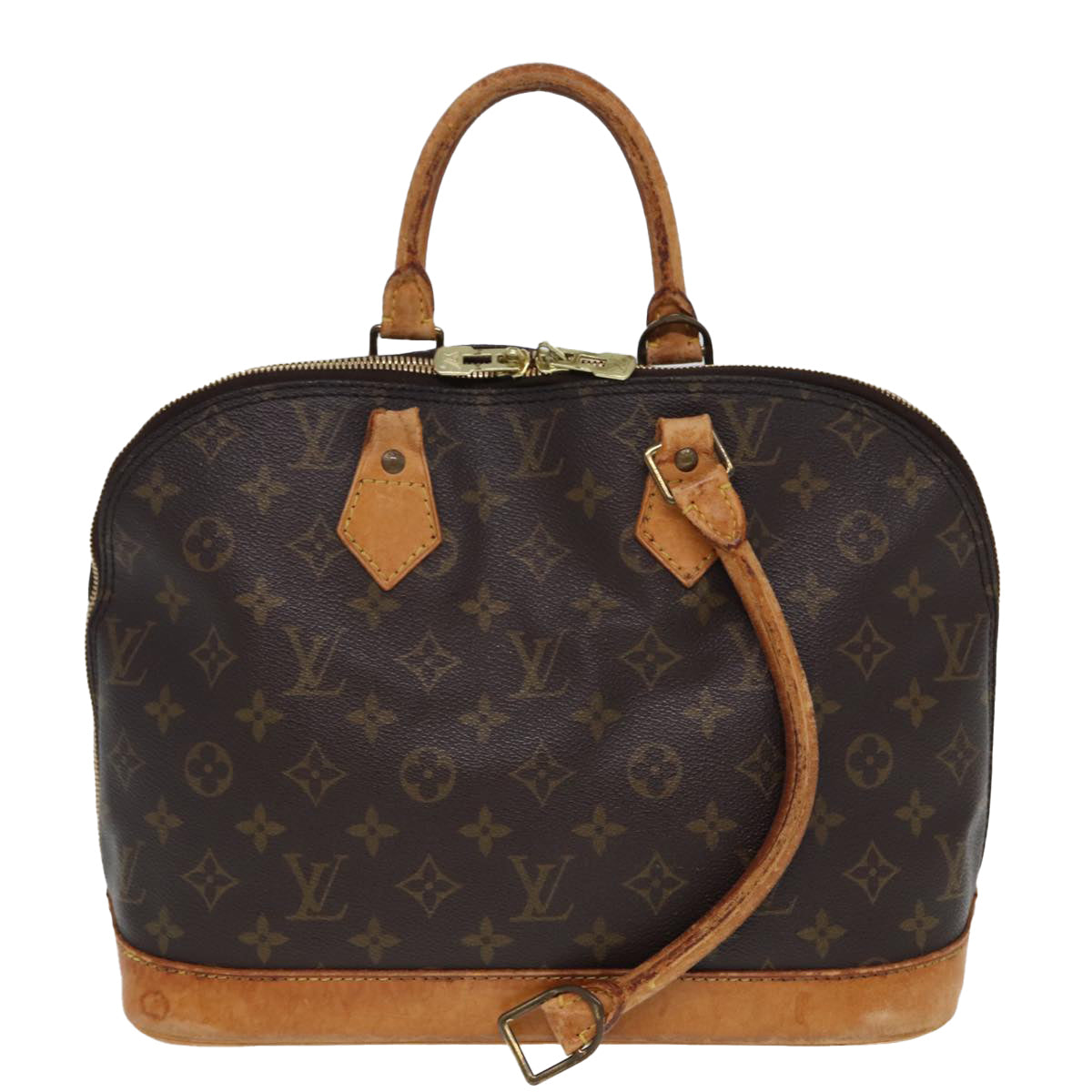 LOUIS VUITTON Monogram Alma Hand Bag M51130 LV Auth 80156