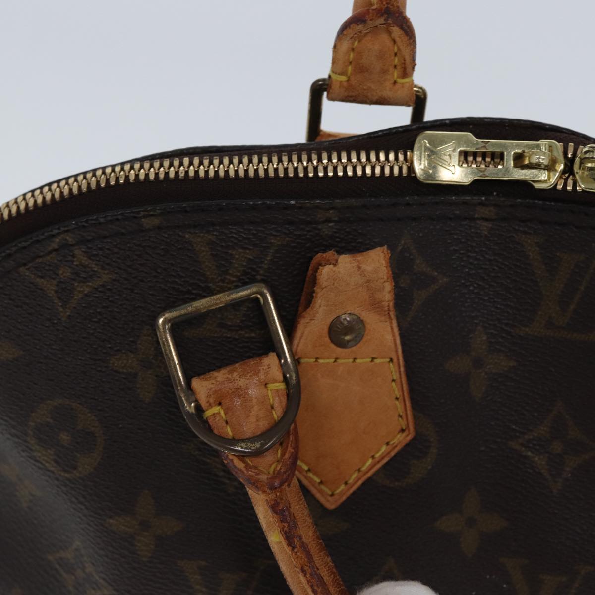 LOUIS VUITTON Monogram Alma Hand Bag M51130 LV Auth 80156