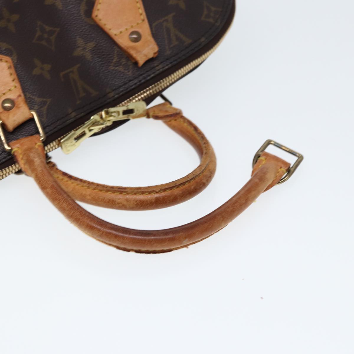 LOUIS VUITTON Monogram Alma Hand Bag M51130 LV Auth 80156