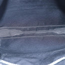 BURBERRY Nova Check Blue Label Shoulder Bag Nylon Black Auth 80167-11