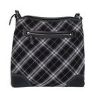 BURBERRY Nova Check Blue Label Shoulder Bag Nylon Black Auth 80167-13