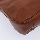 GUCCI Bamboo Shoulder Bag Leather Brown 001 1781 1577 Auth 80180-15