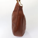 GUCCI Bamboo Shoulder Bag Leather Brown 001 1781 1577 Auth 80180-4