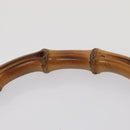 GUCCI Bamboo Shoulder Bag Leather Brown 001 1781 1577 Auth 80180-14