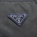 PRADA Pouch Nylon Khaki Auth 80183-8
