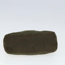 PRADA Pouch Nylon Khaki Auth 80183-6
