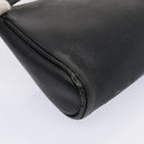 FENDI Shoulder Bag Leather Navy Auth 80189-8