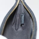 FENDI Schultertasche Leder Navy Auth 80189-21