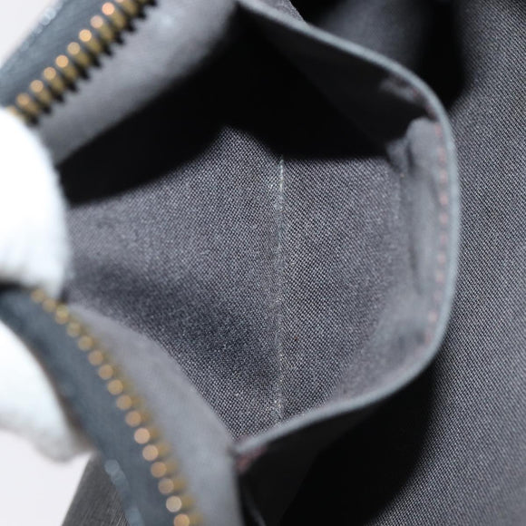 FENDI Schultertasche Leder Navy Auth 80189