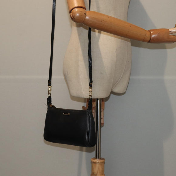 FENDI Schultertasche Leder Navy Auth 80189