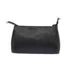 FENDI Shoulder Bag Leather Navy Auth 80189-2