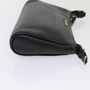 FENDI Shoulder Bag Leather Navy Auth 80189-3