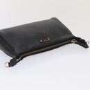 FENDI Shoulder Bag Leather Navy Auth 80189-6