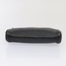 FENDI Shoulder Bag Leather Navy Auth 80189-5