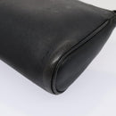 FENDI Shoulder Bag Leather Navy Auth 80189-14