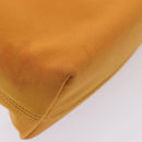 Salvatore Ferragamo Hand Bag Canvas 2way Orange Auth 80191-16