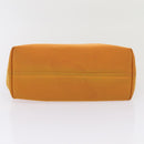 Salvatore Ferragamo Hand Bag Canvas 2way Orange Auth 80191-5