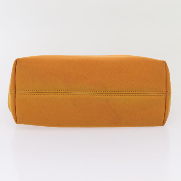 Salvatore Ferragamo Hand Bag Canvas 2way Orange Auth 80191