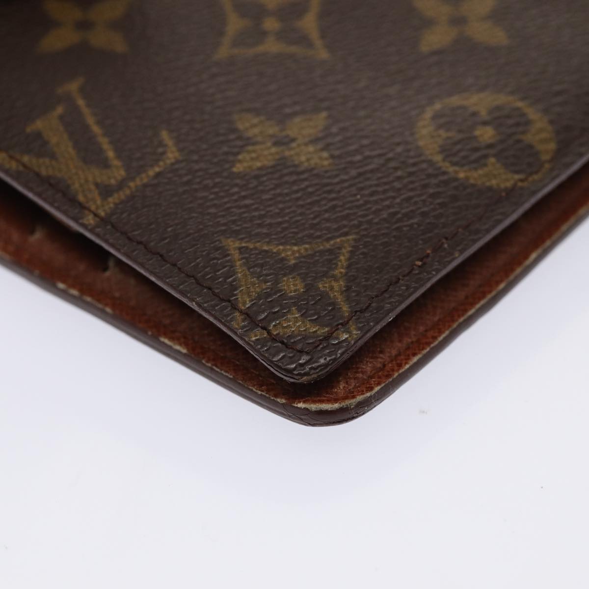 LOUIS VUITTON Monogram Portefeuille Marco Bifold Wallet M61675 LV Auth 80197