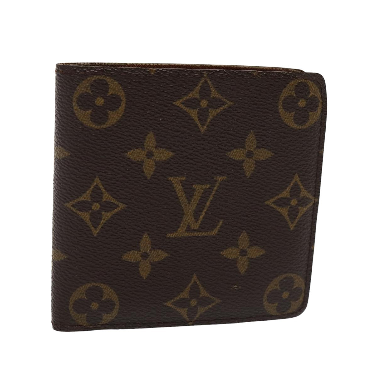 LOUIS VUITTON Monogram Portefeuille Marco Bifold Wallet M61675 LV Auth 80197