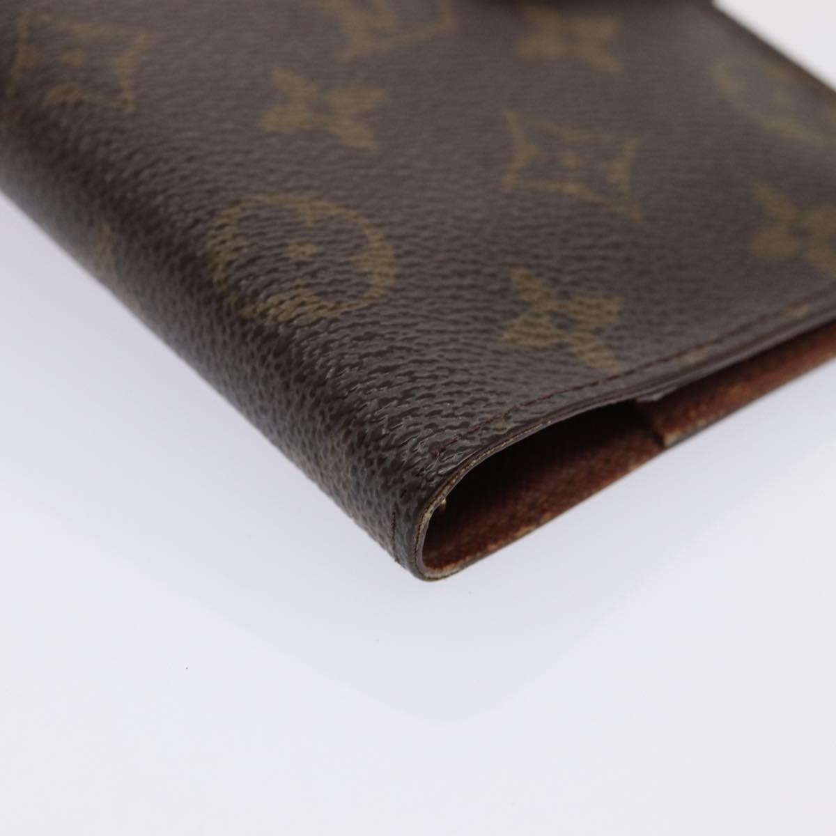 LOUIS VUITTON Monogram Agenda PM Day Planner Cover R20005 LV Auth 80199