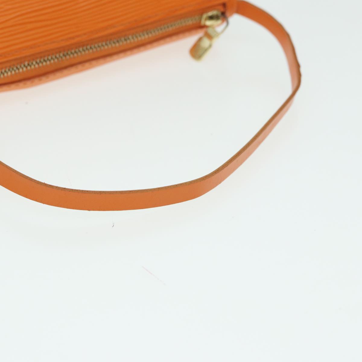 LOUIS VUITTON Epi Soufflot Hand Bag Orange Mandarin M5222H LV Auth 80214