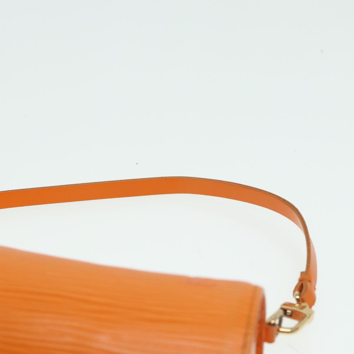 LOUIS VUITTON Epi Soufflot Hand Bag Orange Mandarin M5222H LV Auth 80214