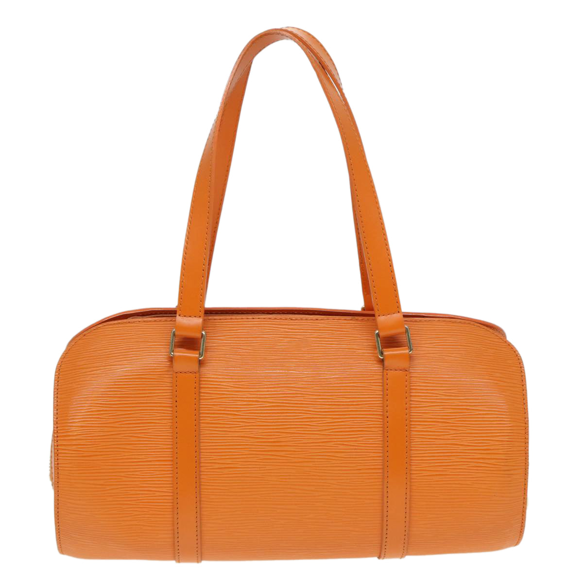 LOUIS VUITTON Epi Soufflot Hand Bag Orange Mandarin M5222H LV Auth 80214 - 0