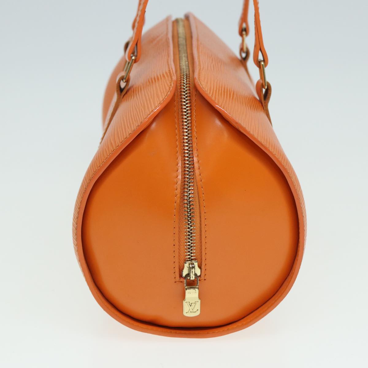 LOUIS VUITTON Epi Soufflot Hand Bag Orange Mandarin M5222H LV Auth 80214