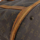 LOUIS VUITTON Monogram Bucket GM Schultertasche M42236 LV Auth 80217-14