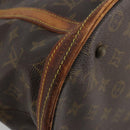 LOUIS VUITTON Monogram Bucket GM Schultertasche M42236 LV Auth 80217-16