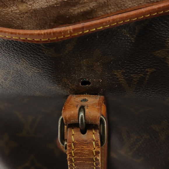 LOUIS VUITTON Monogram Bucket GM Schultertasche M42236 LV Auth 80217