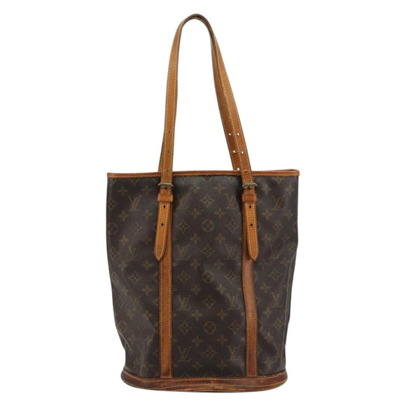 LOUIS VUITTON Monogram Bucket GM Schultertasche M42236 LV Auth 80217