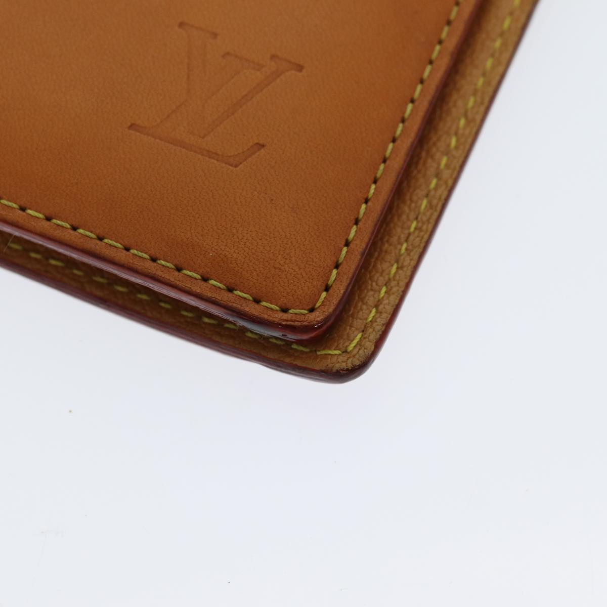 LOUIS VUITTON Nomad leather Agenda GM Day Planner Cover Brown R20473 Auth 80221