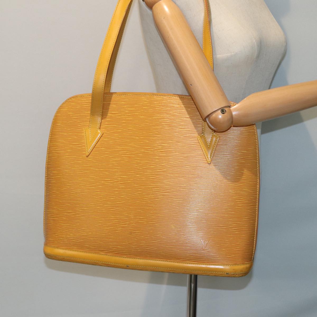 LOUIS VUITTON Epi Lussac Shoulder Bag Yellow M52289 LV Auth 80263