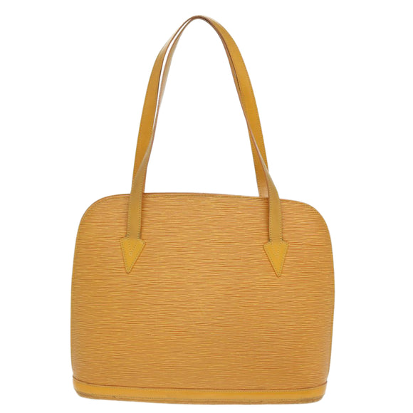 LOUIS VUITTON Epi Lussac Shoulder Bag Yellow M52289 LV Auth 80263