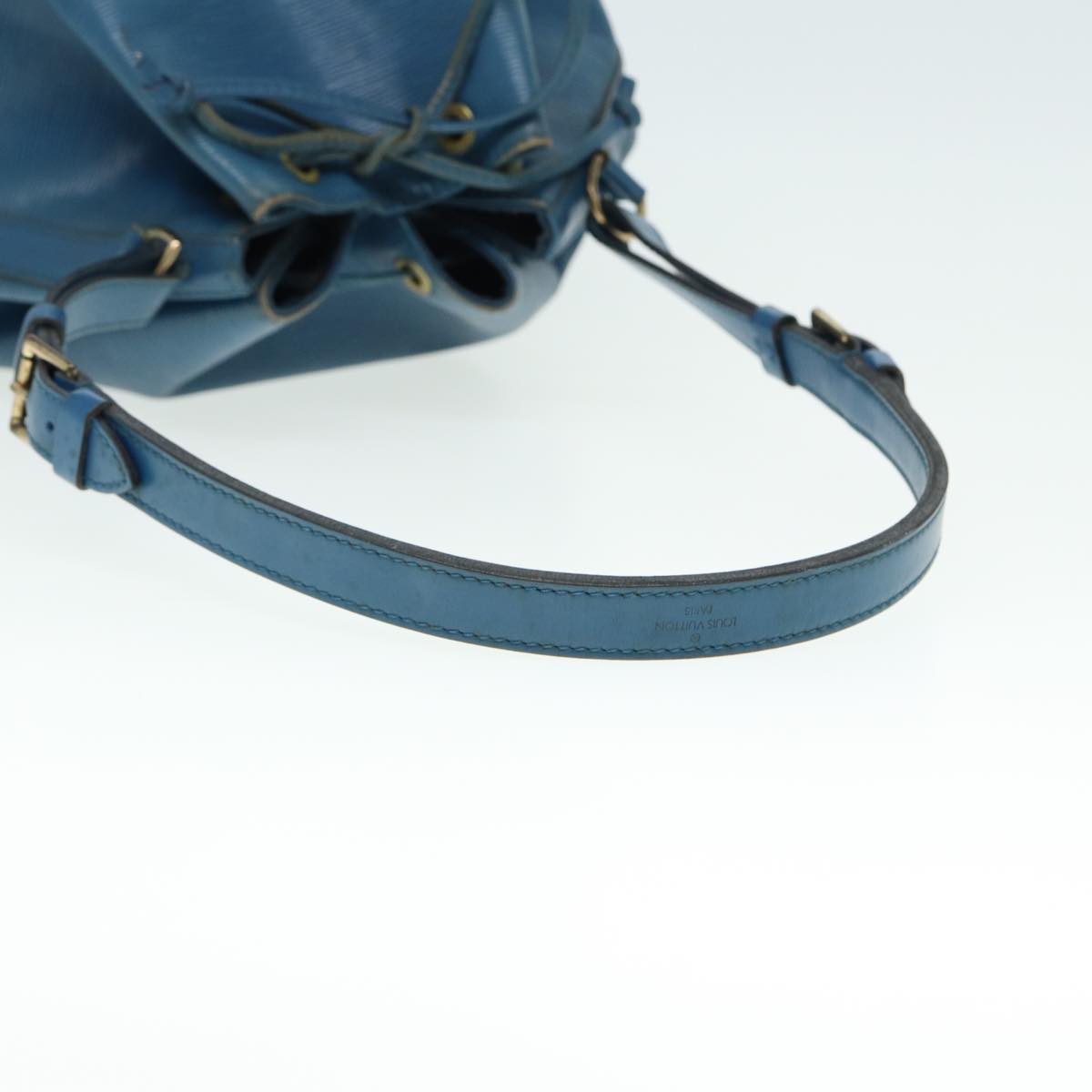 LOUIS VUITTON Epi Noe Shoulder Bag Toledo Blue M44005 LV Auth 80278