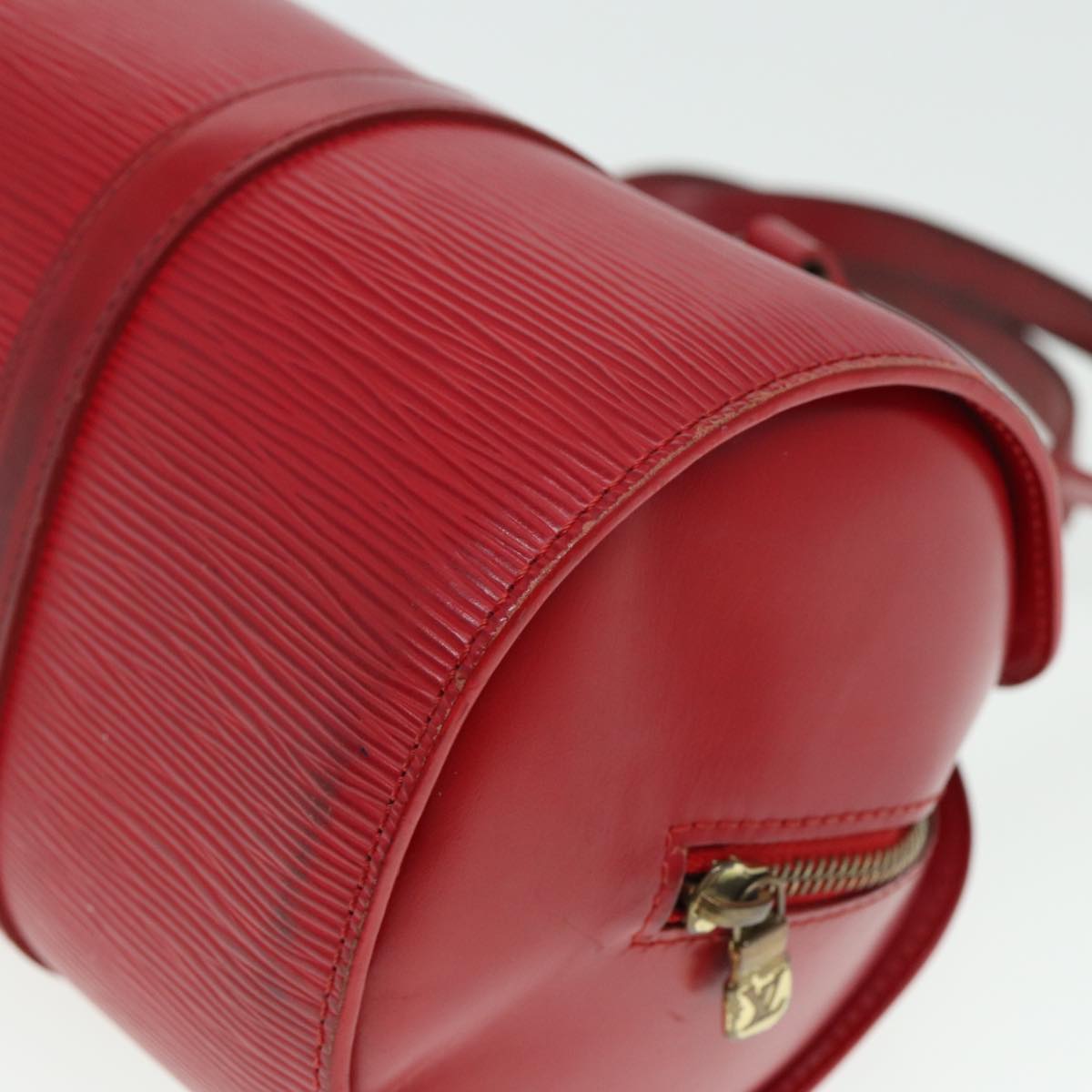 LOUIS VUITTON Epi Soufflot Hand Bag Red M52227 LV Auth 80286