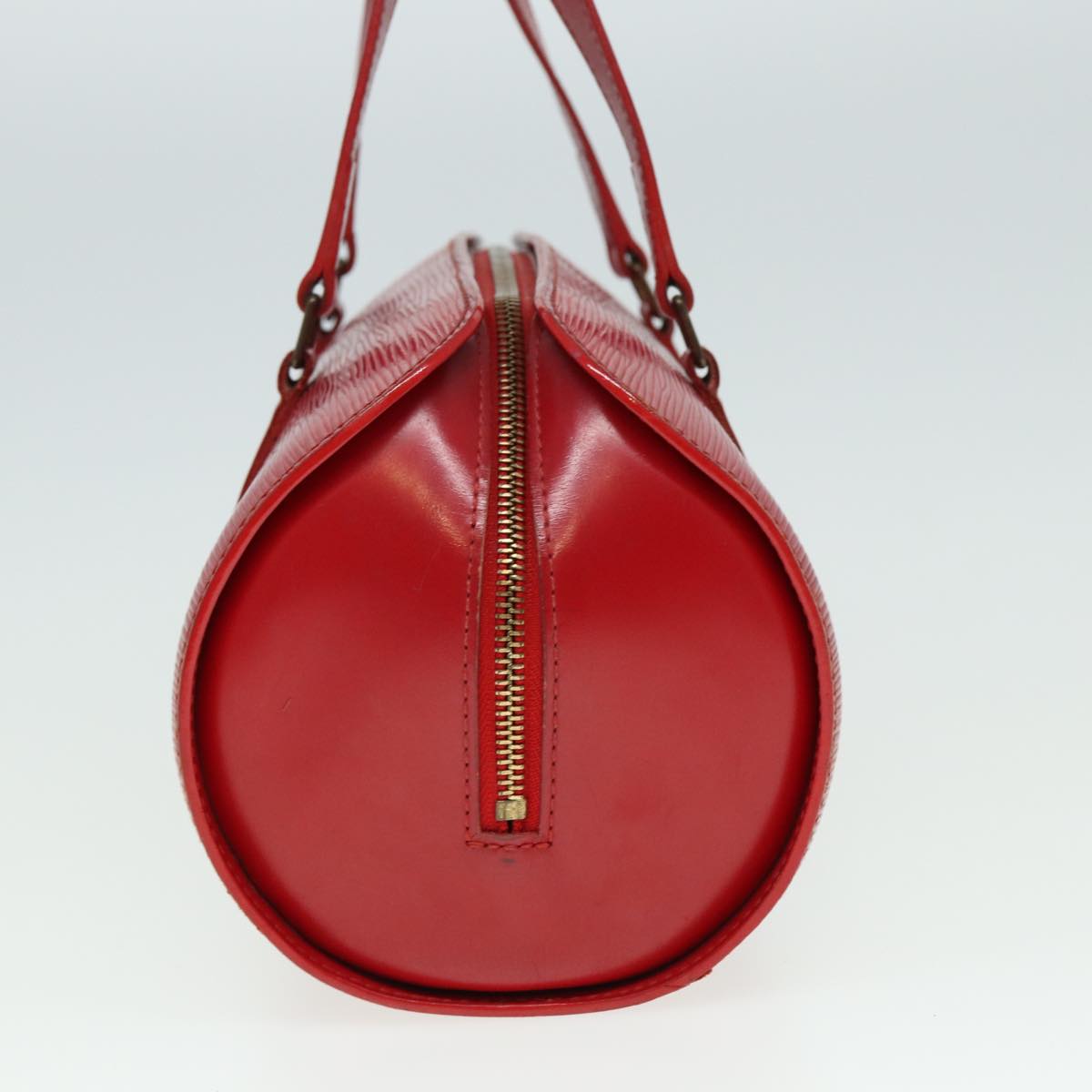 LOUIS VUITTON Epi Soufflot Hand Bag Red M52227 LV Auth 80286