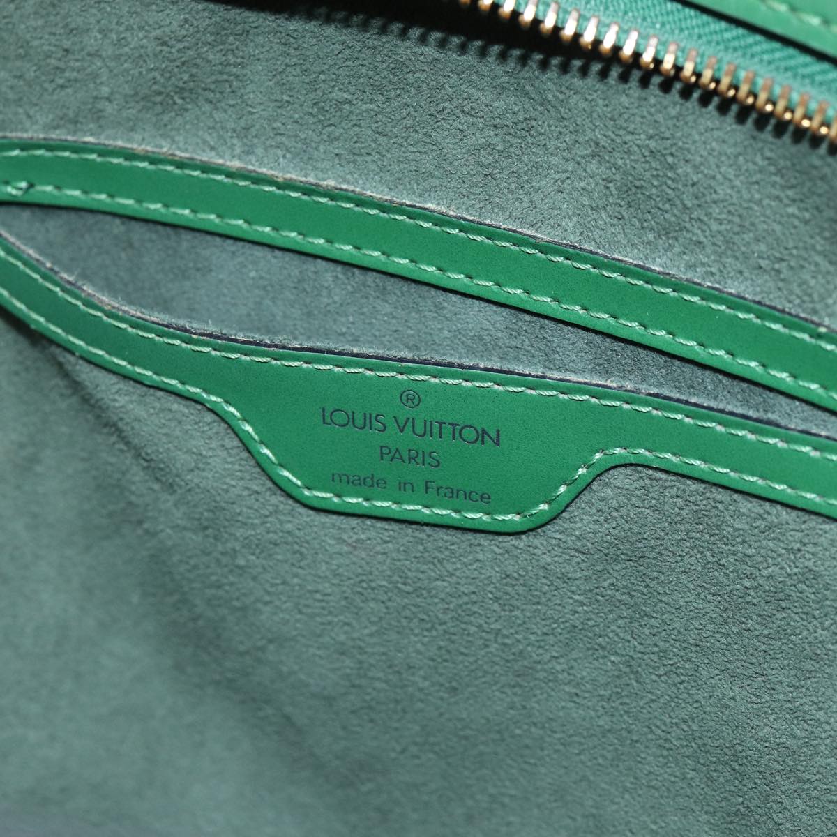 LOUIS VUITTON Epi Saint Jacques Hand Bag Green M52274 LV Auth 80288