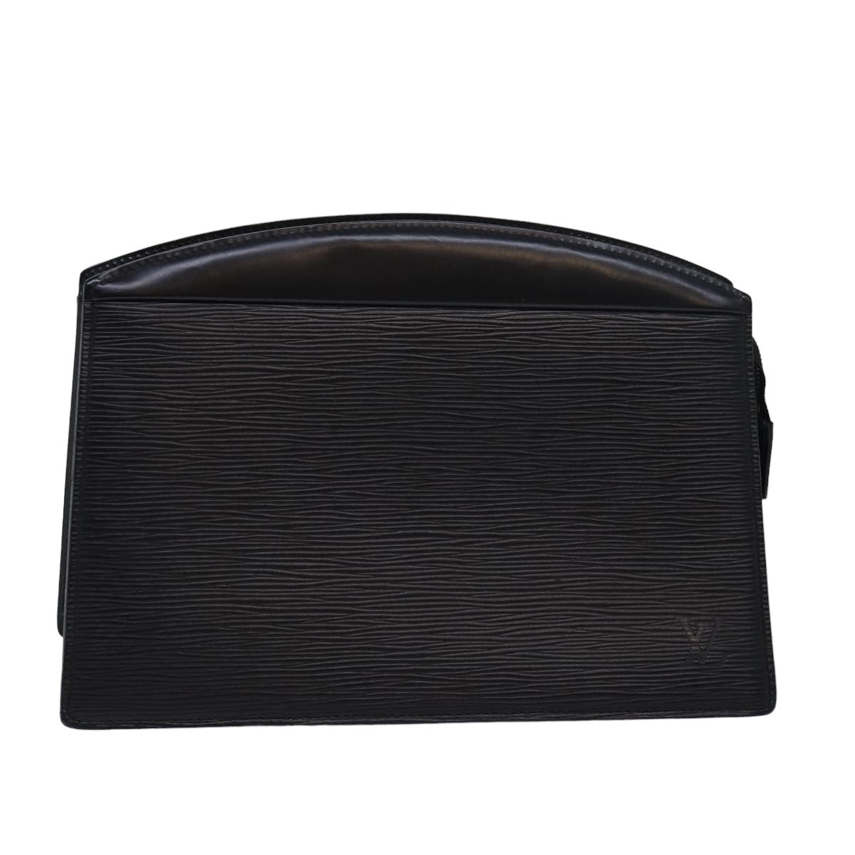 LOUIS VUITTON Epi Trousse Crete Pouch Black M48402 LV Auth 80289