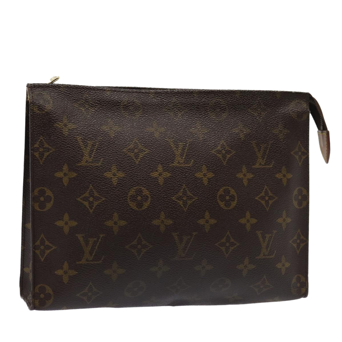 LOUIS VUITTON Monogram Poche Toilette 26 Pouch M47542 LV Auth 80296