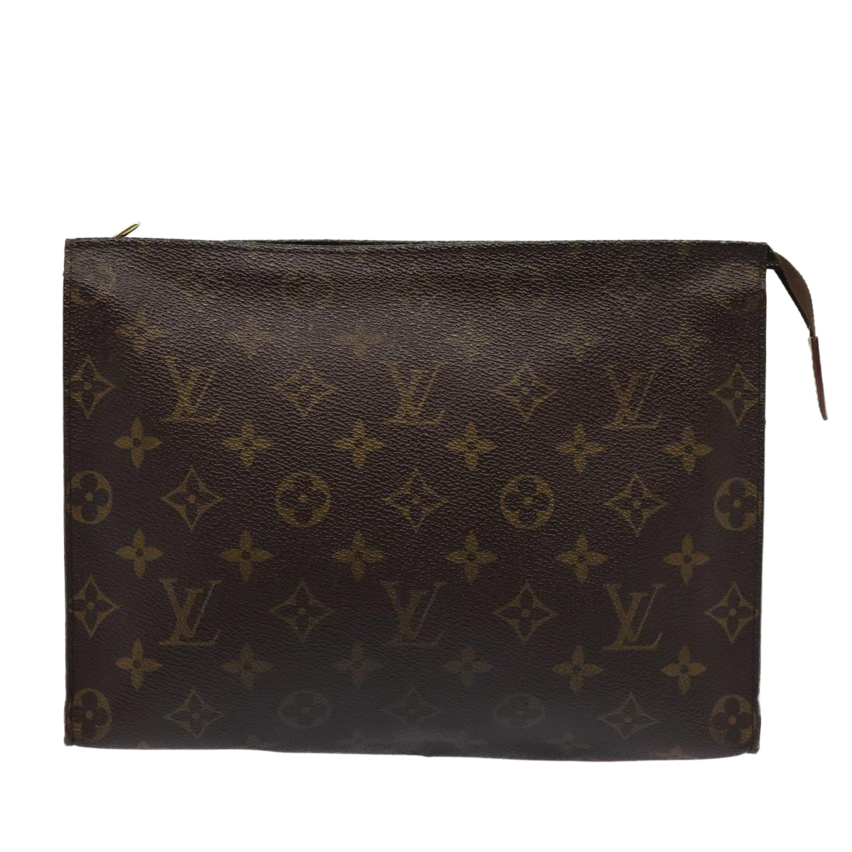 LOUIS VUITTON Monogram Poche Toilette 26 Pouch M47542 LV Auth 80296