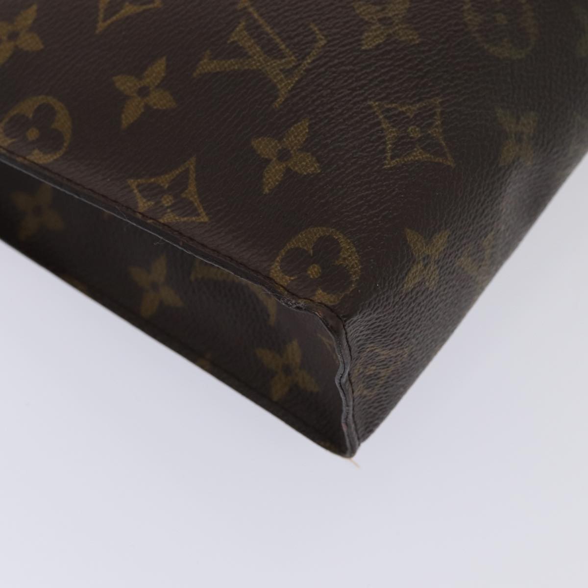 LOUIS VUITTON Monogram Poche Toilette 26 Pouch M47542 LV Auth 80296