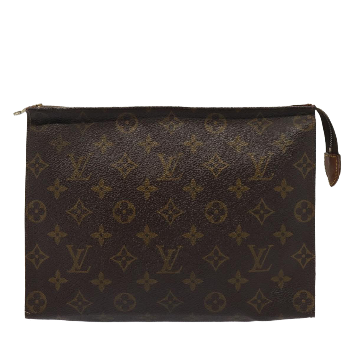 LOUIS VUITTON Monogram Poche Toilette 26 Pouch M47542 LV Auth 80297