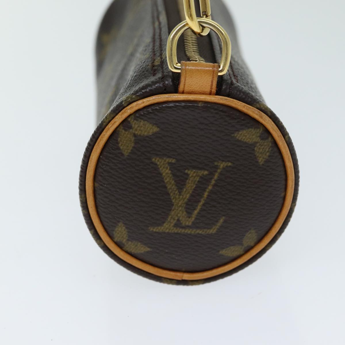 LOUIS VUITTON Monogram Papillon Pouch Pouch LV Auth 80299