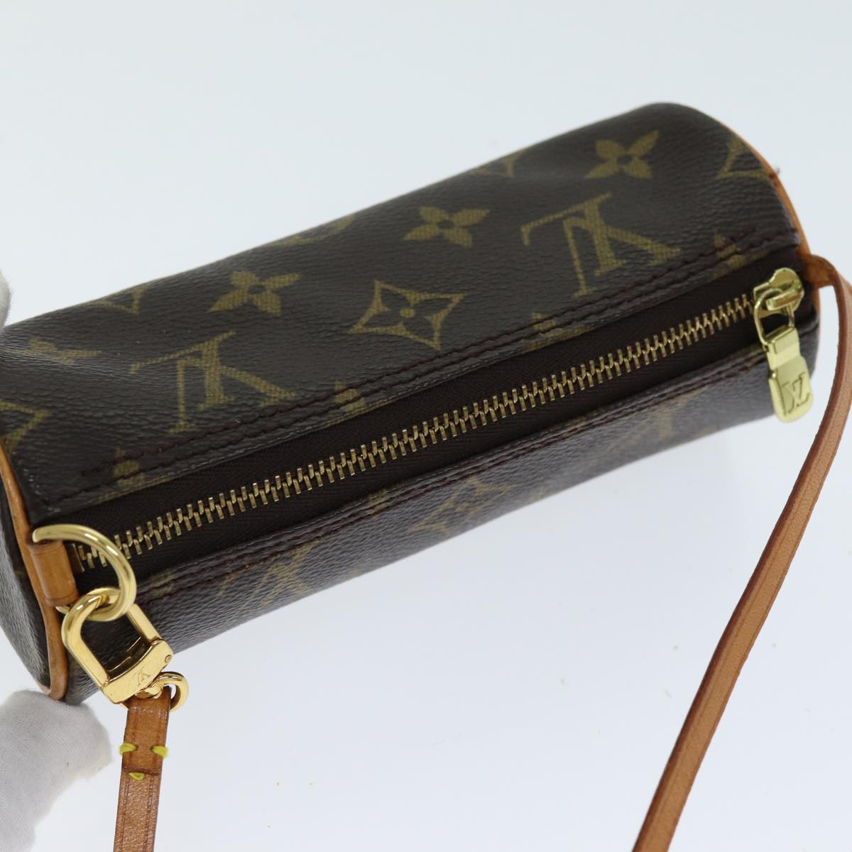 LOUIS VUITTON Monogram Papillon Pouch Pouch LV Auth 80299